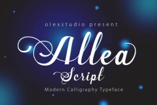 Allea Script: A Modern Calligraphy Typeface for Elegant Design