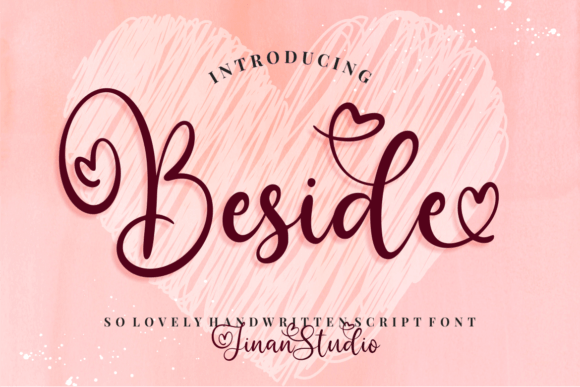 Beside Script: The Handwritten Font for a Romantic Touch
