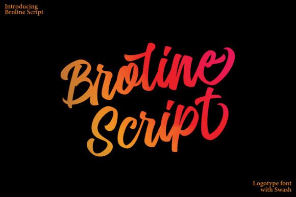 Broline Script: A Handwritten Touch for Modern Designs