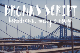 Bronks Script: Unleashing Raw, Hand-Painted Personality