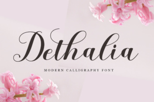 Dethalia Script: A Font That Brings Casual Elegance to Your Projects