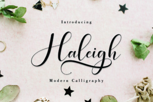 Discovering Haleigh Script: The Modern Calligraphy Typeface for Elegant Design