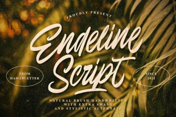 Endeline Script: A Refined Font for Modern Branding