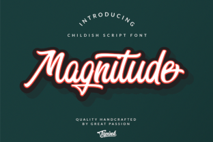 Magnitude Script: A Handmade Font for Elegant, Catchy Design