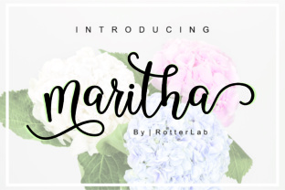 Maritha Script: A Modern Typeface for Feminine Branding