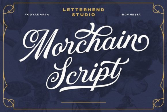 Morchain Script: A Handwritten Font with Timeless Character