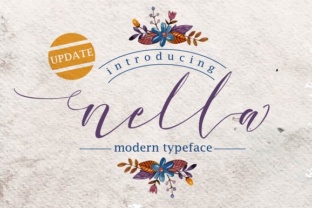 Nella Script: A Modern Calligraphy Typeface for Creative Projects