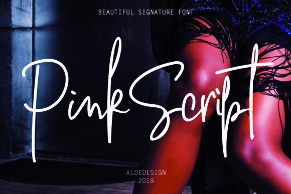 Pink Script: A Handwritten Font with a Flirty Edge