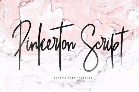 Pinkerton Script: A Fresh Take on Handwritten Typography