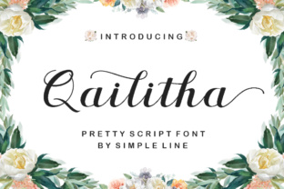 Qailitha Script: A Dynamic Brush Font for Creative Projects