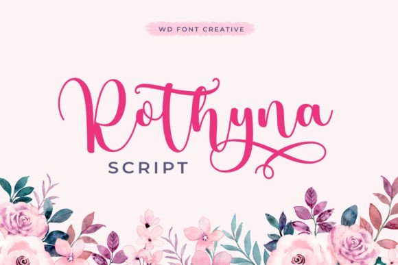 Rothyna Script: A Magical Font for Creative Projects