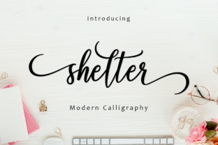 Shelter Script: A Font That Blends Elegance with Everyday Use