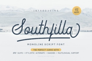 Southfilla Script: The Monoline Font That Brings Elegance to Any Project